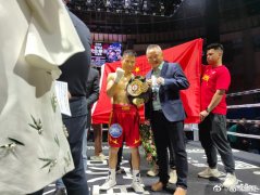 吕斌首回合KO甘萨夺得WBA超蝇量级国际金腰带