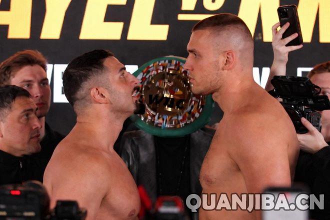 重量衡定，卡巴耶尔与克尼巴即将于周日