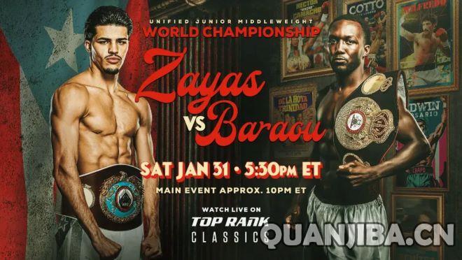 扎亚斯激战巴拉乌：最新拳击赛高清视频