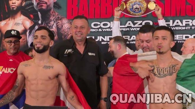 克拉佐与哈洛完成称重，将于周日中午正