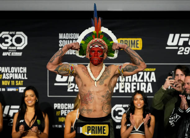 UFC 295赛前称重图集！重量级与轻重量级冠军战领
