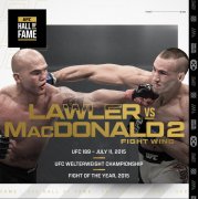 劳勒VS麦克唐纳德二番战入选UFC名人堂