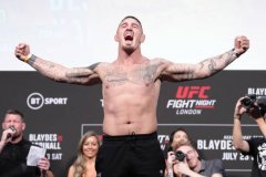 UFC格斗之夜208赛前称重图集！布莱兹vs阿斯皮纳尔