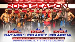 2023年PFL常规赛4月三场比赛的主赛公布
