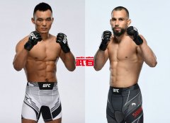 中国选手沙依兰·努尔丹别克出战11月21日UFC比赛